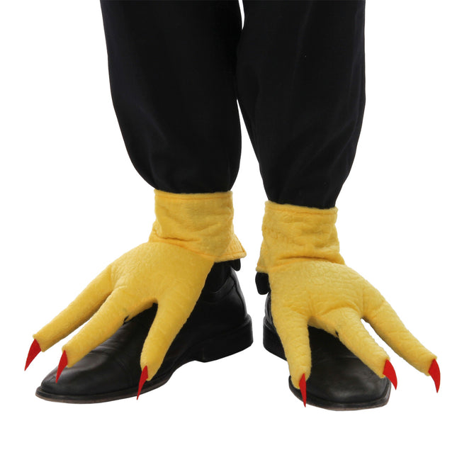 CreatureCuffs Chicken Feet- worn by model