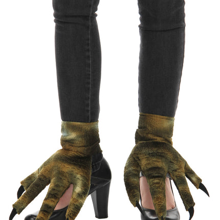 CreatureCuffs Dragon Feet- worn by model