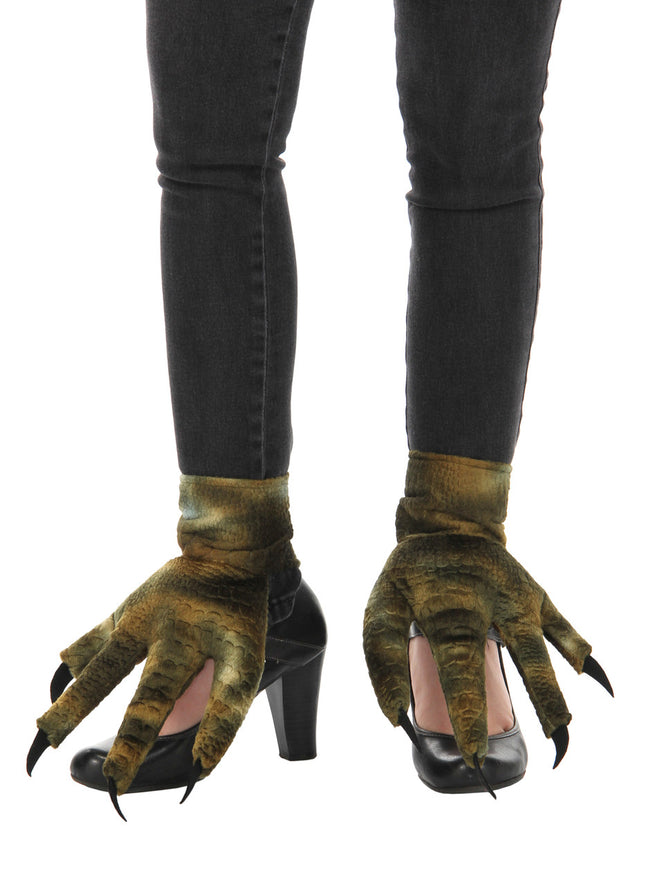 CreatureCuffs Dragon Feet- worn by model