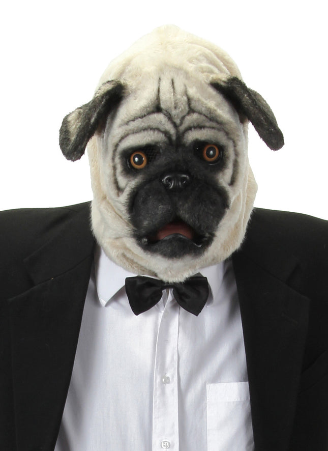 Pug Mouth Mover Mask- worn by model