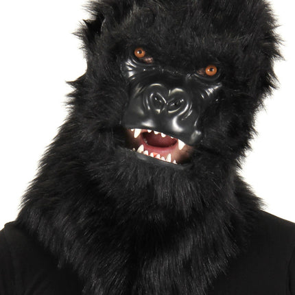 Gorilla Mouth Mover Mask- worn by model
