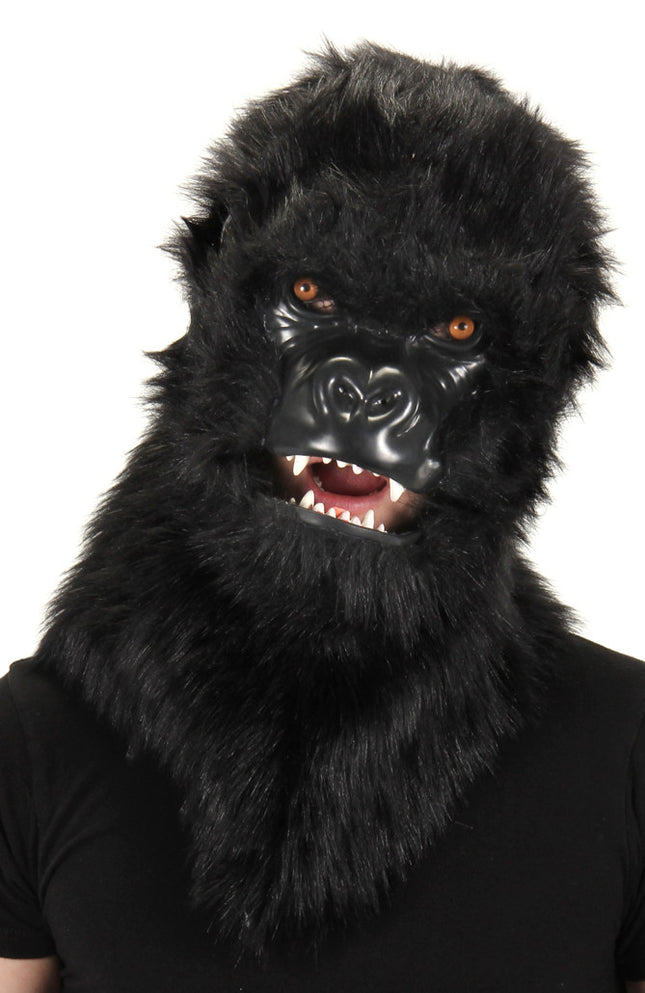 Gorilla Mouth Mover Mask- worn by model