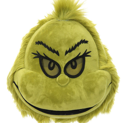 Dr. Seuss The Grinch Plush Mouth Mover Mask front
