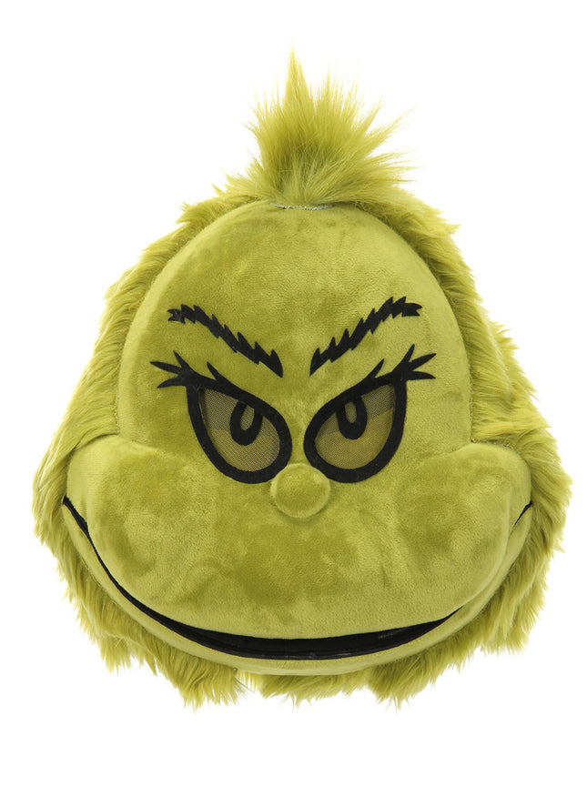 Dr. Seuss The Grinch Plush Mouth Mover Mask front