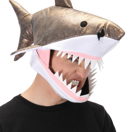 Great White Shark Jawesome Hat- worn by adult model
