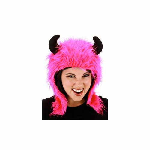 Magenta Minotaur Hoodie Hat