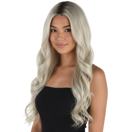 Blonde Wig with Roots