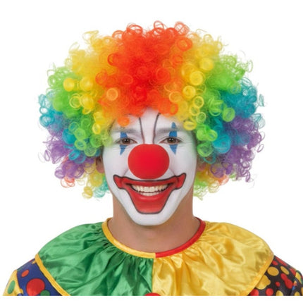 Rainbow Clown Wig