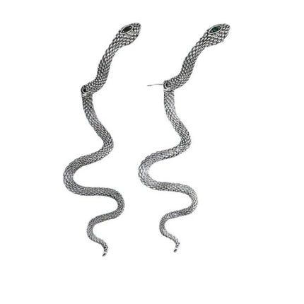 Silver Snakes Earrings