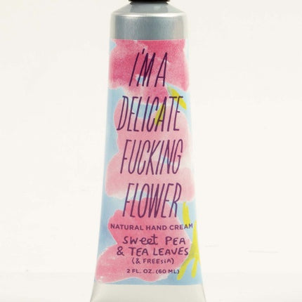 DFF Hand Cream- Sweet Pea with Tea Leaves & Freesia- front view