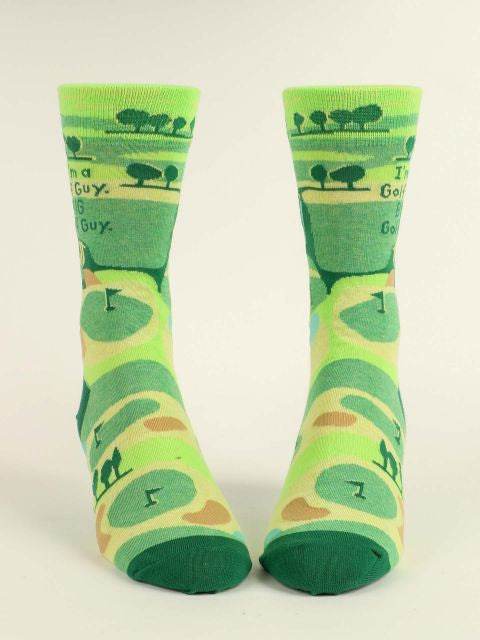 I'm A Golf Guy Men's Socks- front view