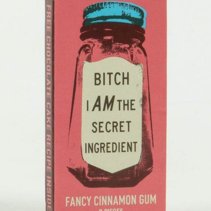 Secret Ingredient Gum- front of package