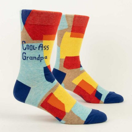 Cool-Ass Grandpa Men's Socks- side view