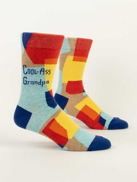 Cool-Ass Grandpa Men's Socks- side view