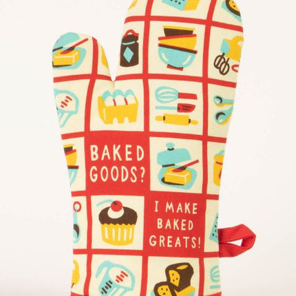 Baked Greats Oven Mitt- front view