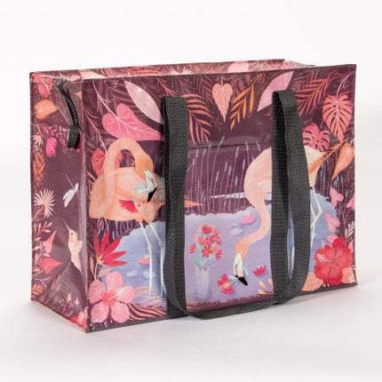 Flamingo Shoulder Tote- front view