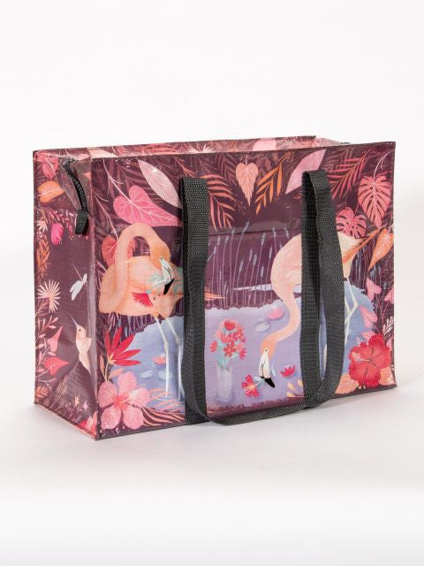 Flamingo Shoulder Tote- front view