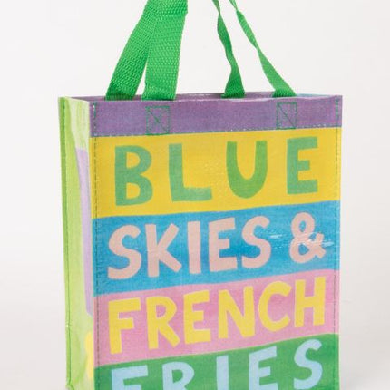 Blue Skies and French Fries Handy Tote- front view