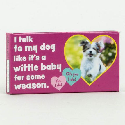 I Talk To My Dog Gum- front of package