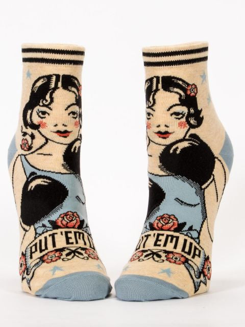 Put 'Em Up Ankle Sock- front view