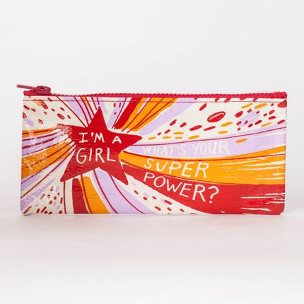 Superpower Pencil Case- front view
