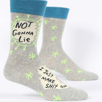 Not Gonna Lie Men's Socks- side view