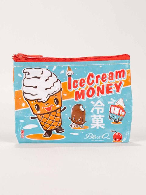 Ice Cream Money Coin Purse- front view