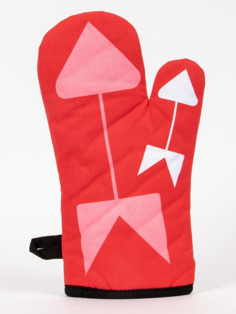 Whatever Happens Oven Mitt- back view