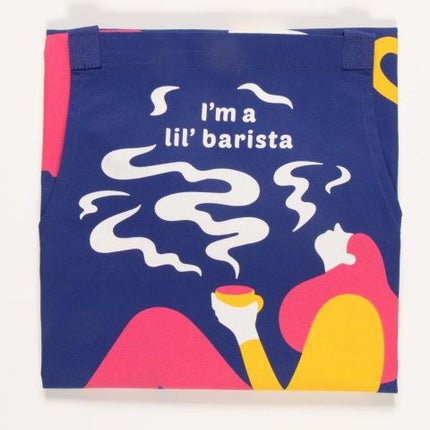 I'm A Lil' Barista Apron- design up close