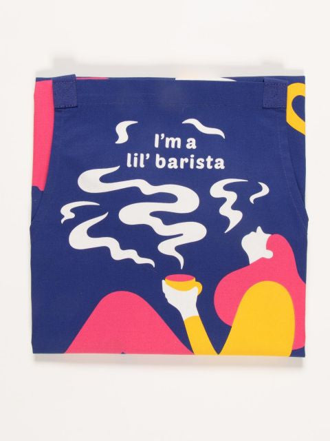 I'm A Lil' Barista Apron- design up close
