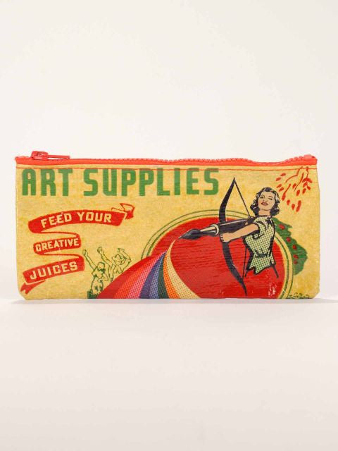 Art Supplies Pencil Case- front view