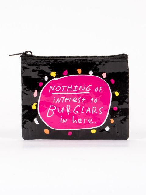 Burglars Coin Purse- front view