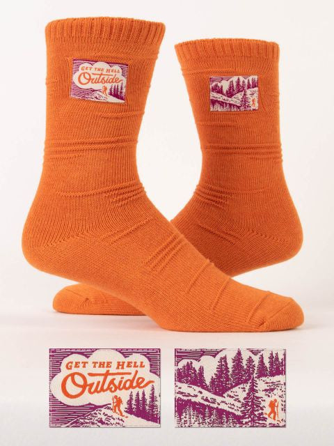 Get The Hell Outside Tag Socks S/M