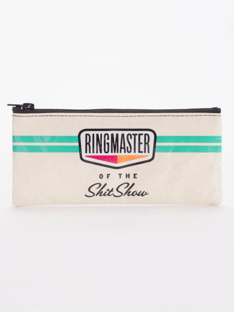 Ringmaster Shitshow Pencil Case- front view