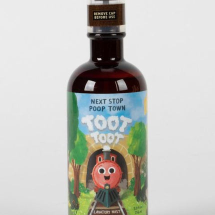 Next Stop Poop Town Lavatory Mist- front view