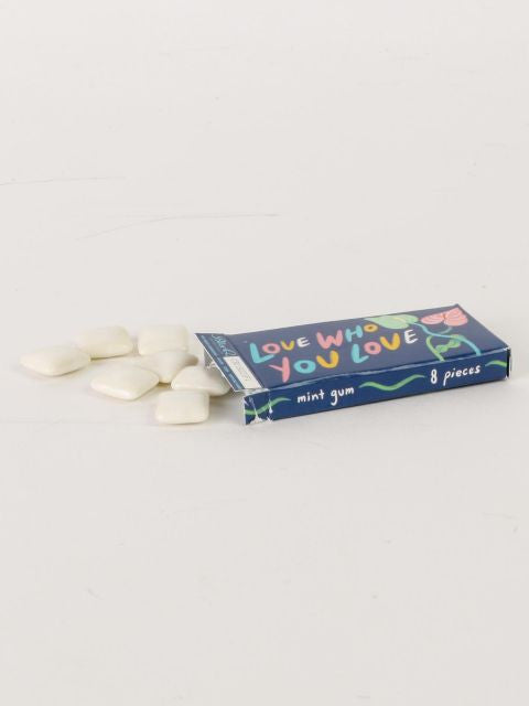 Love Who You Love Gum- open package