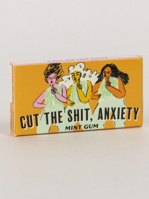 Cut the Shit, Anxiety Gum- front of package