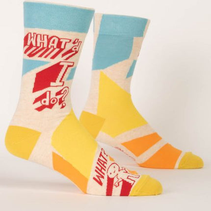 What'd I Do? Men's Socks- side view