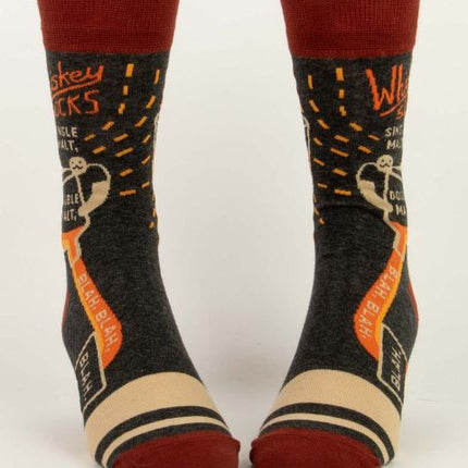 Whiskey Socks Men's Socks- front view