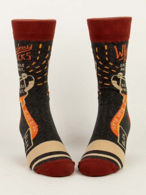 Whiskey Socks Men's Socks- front view