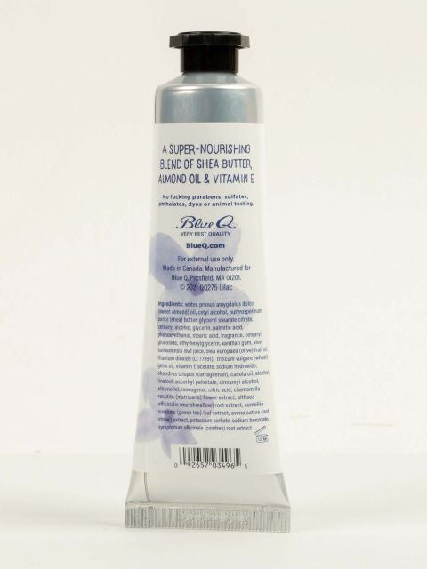 DFF Hand Cream- Lilac with Basil & Rose - back view