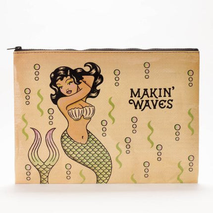 Makin' Waves Jumbo Pouch- front view