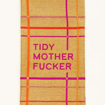 Tidy Motherfucker Dish Towel- folded