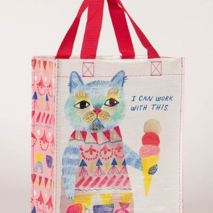 I Can Work With This Handy Tote- front view