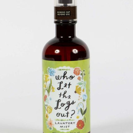 Who Let the Logs Out Lavatory Mist- front view