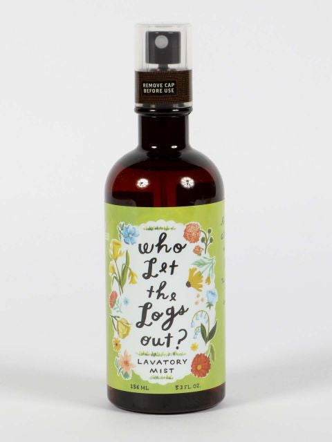 Who Let the Logs Out Lavatory Mist- front view