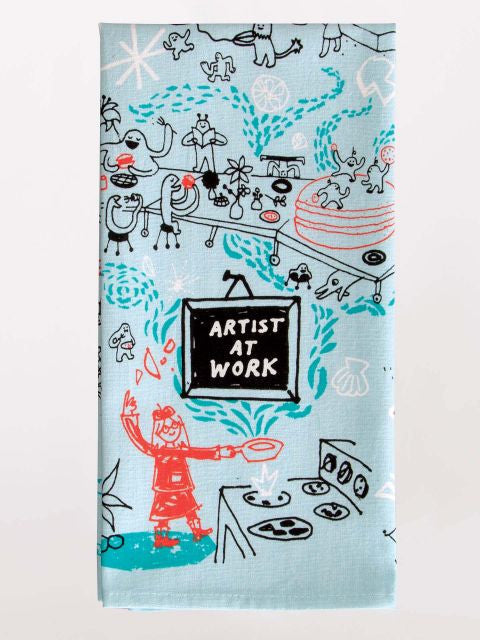 Artist At Work Dish Towel- folded