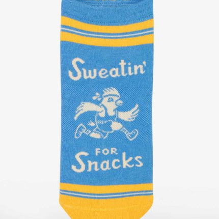 Sweatin' For Snacks Sneaker Socks L/XL- front view