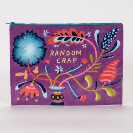 Random Crap Jumbo Pouch- front view