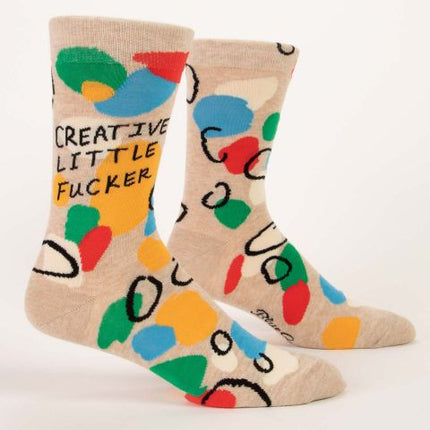 Creative Little Fucker Men's Socks- side view